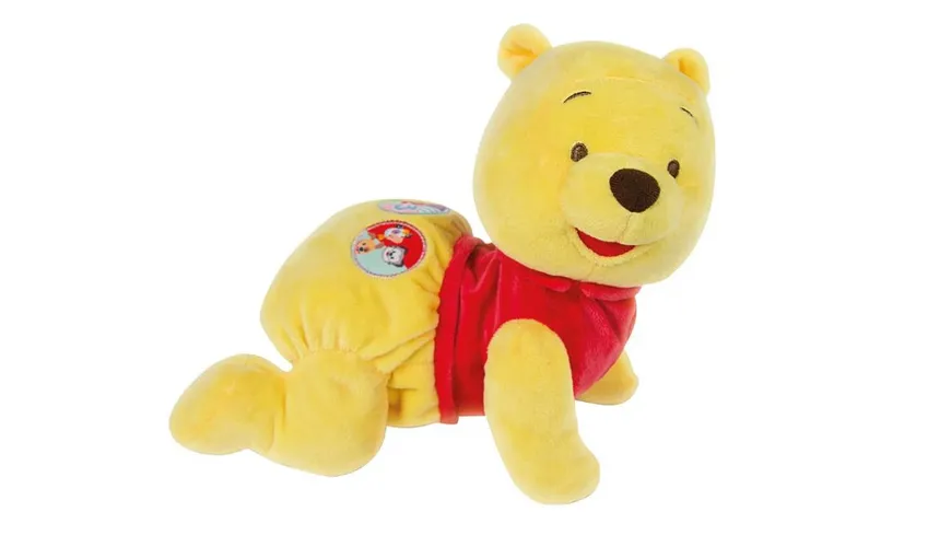 Clementoni -  baby - Winnie The Pooh - Krabbel mit mir Lern-Plüschtier