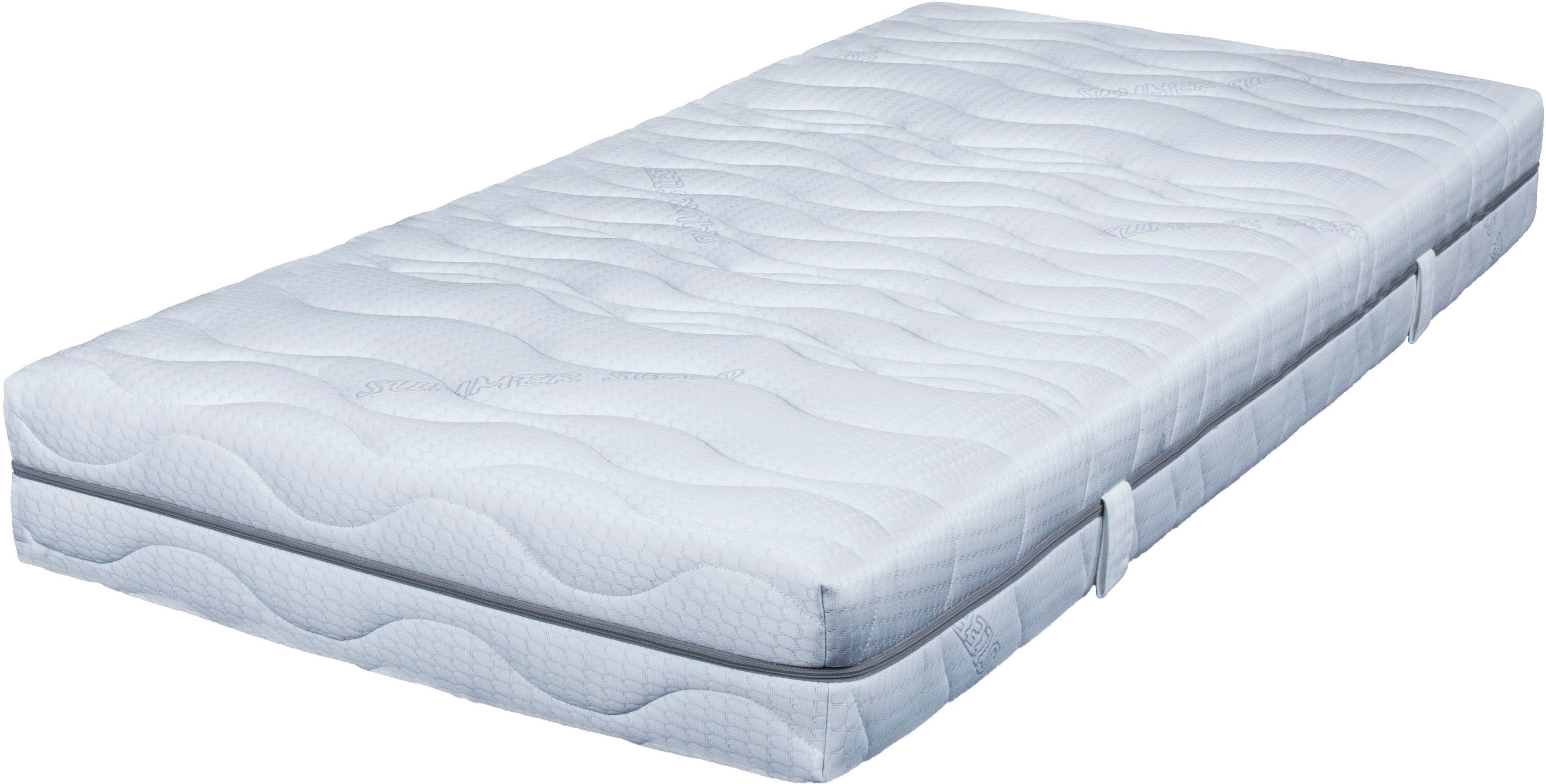 Taschenfederkernmatratze Seasonsleep TFK 1000, Breckle Northeim, 25 cm hoch, Matratze in 90x200, 140x200 cm und weiteren Größen, Wendematratze