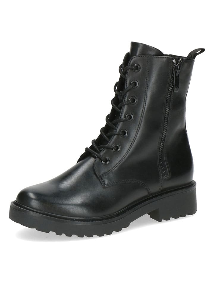 Caprice Leder-Boots in Schwarz günstig kaufen
