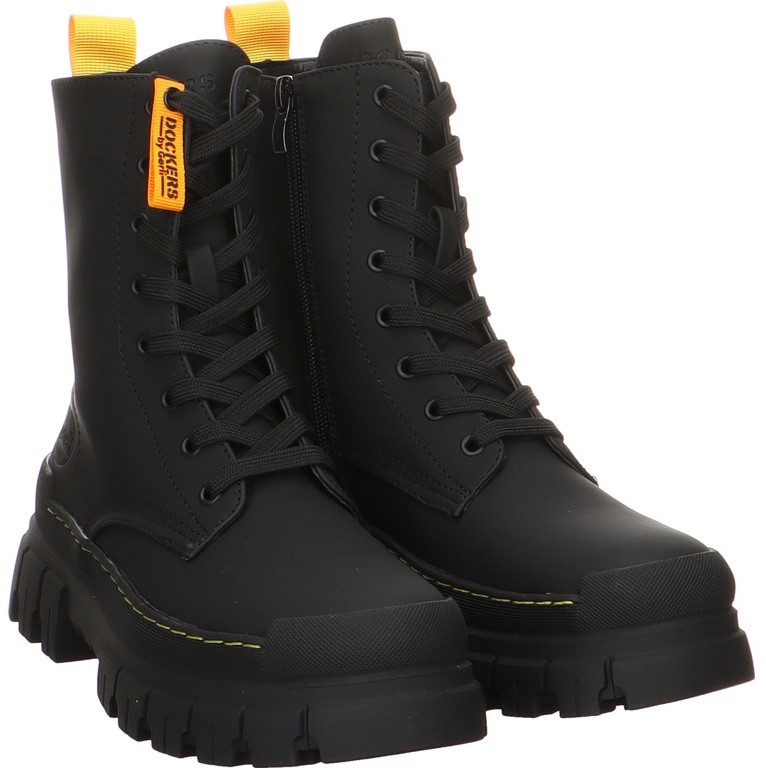 DOCKERS Winterstiefel schwarz