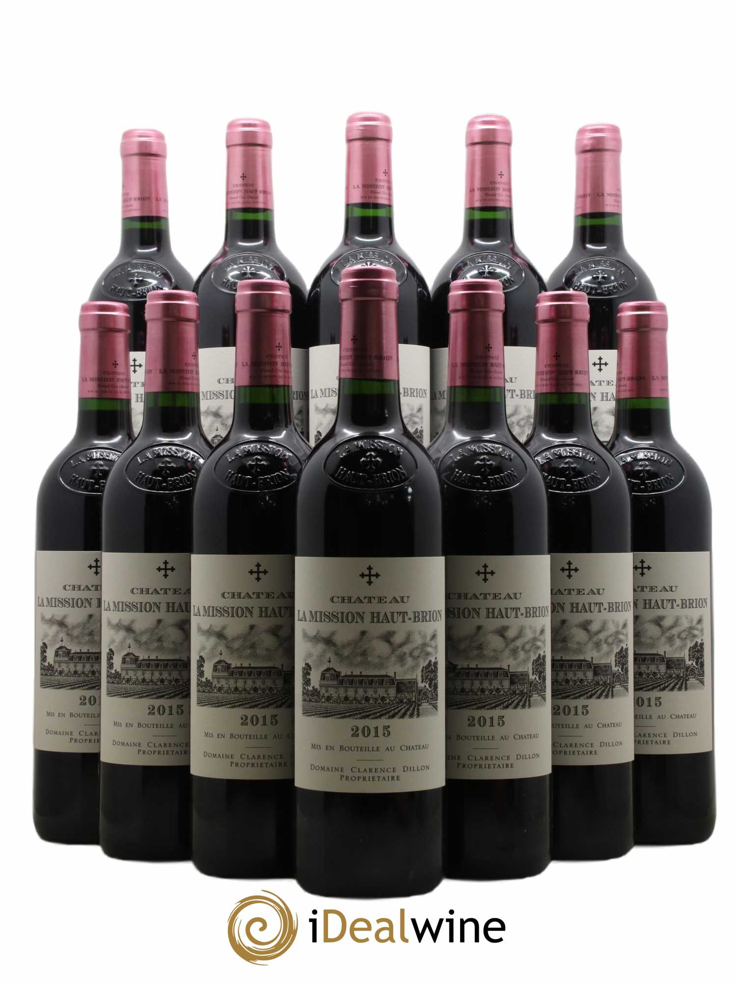 Château La Mission Haut-Brion Cru Classé de Graves  2015 - Lot de 12 Bouteilles