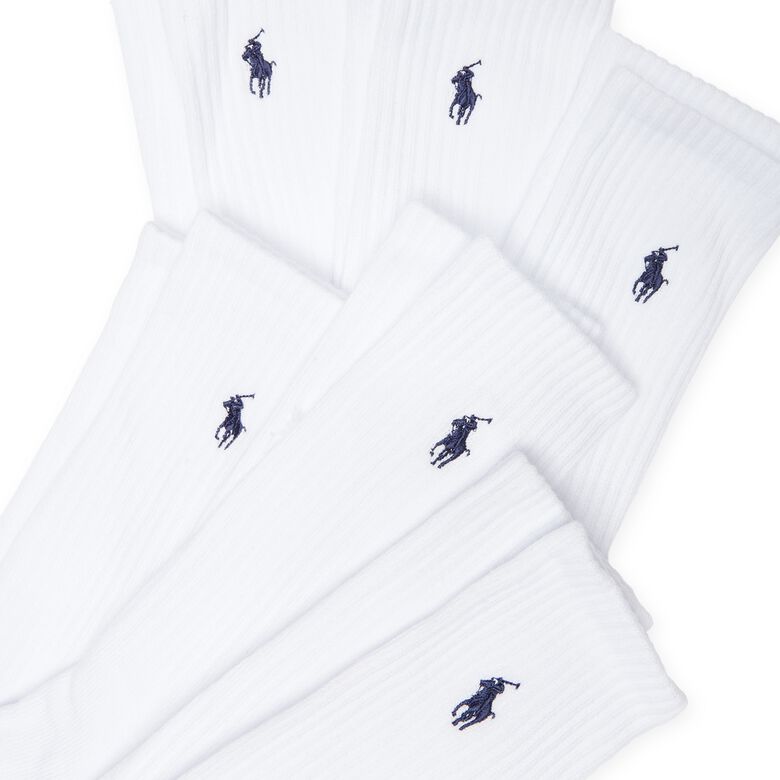 Polo Ralph Lauren Crew Socks (6 Pack) white