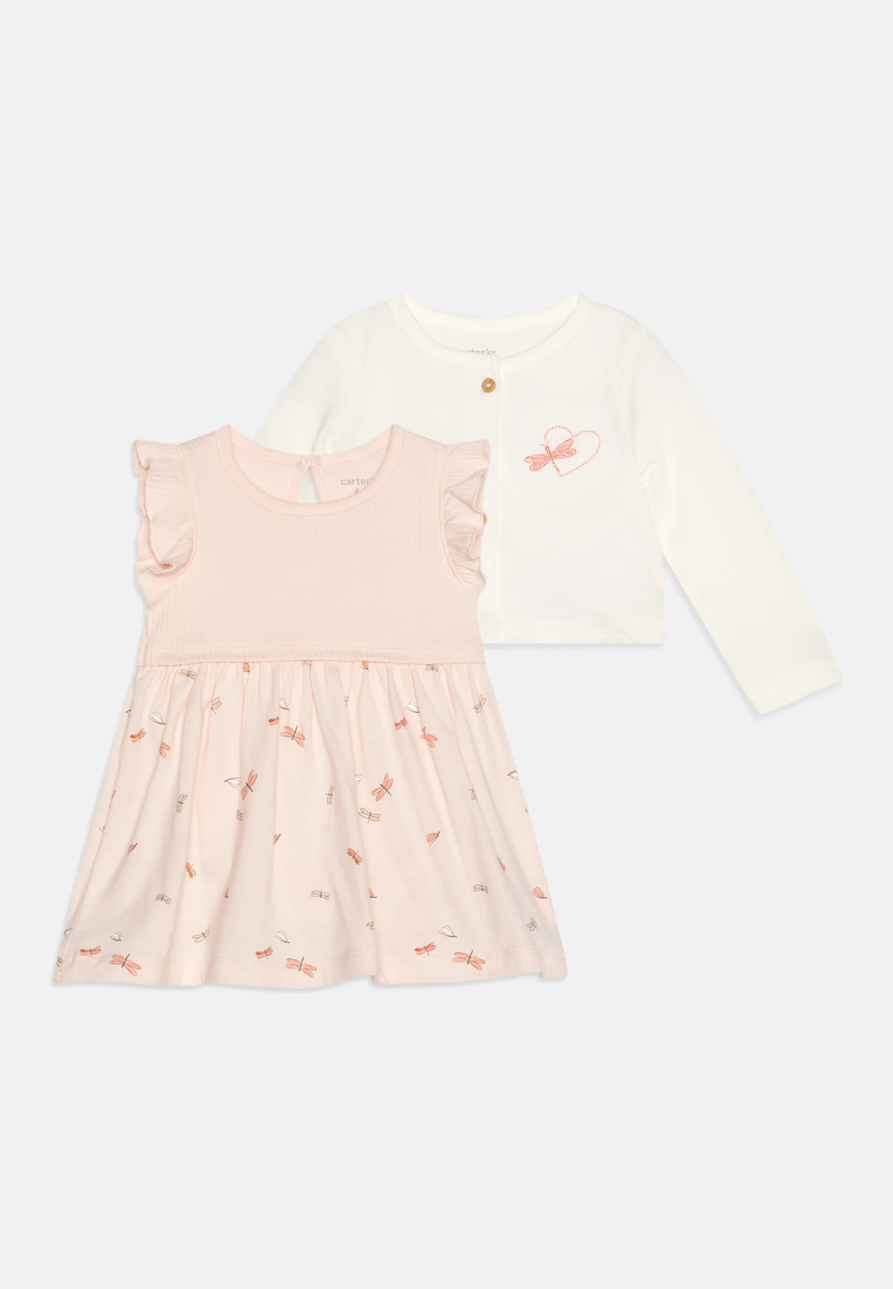 Conjunto de vestido Carter's - Cárdigan