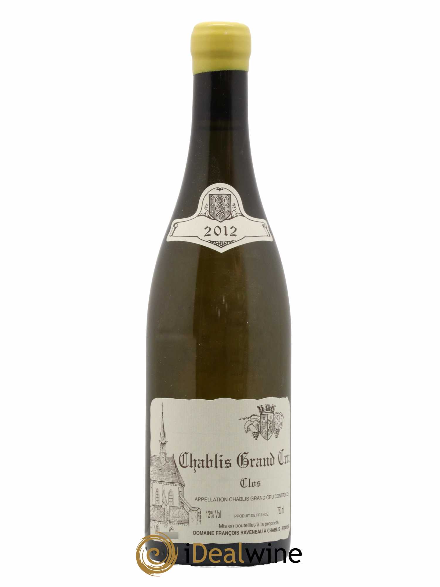 Chablis Grand Cru Clos Raveneau (Domaine)  2012 - Lot de 1 Bouteille