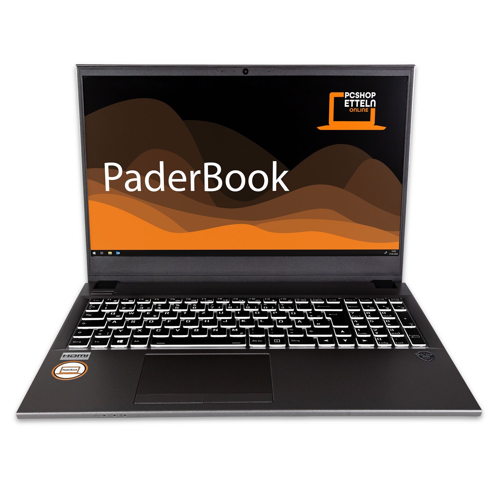 PaderBook Basic i55 Notebook (39,60 cm/15.6 Zoll, Intel Core i5 1235U, Iris Xe Graphics G7, 500 GB SSD, fertig installiert & aktiviert)
