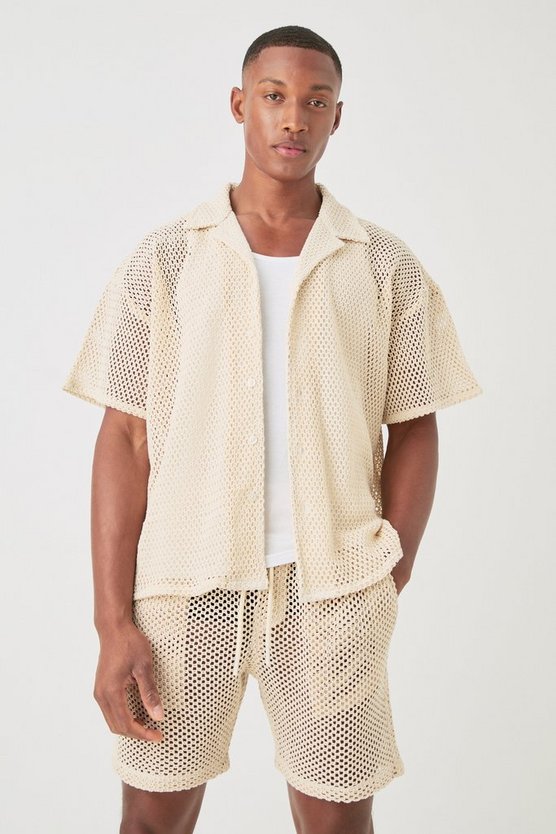 Kastiges Hemd & Shorts