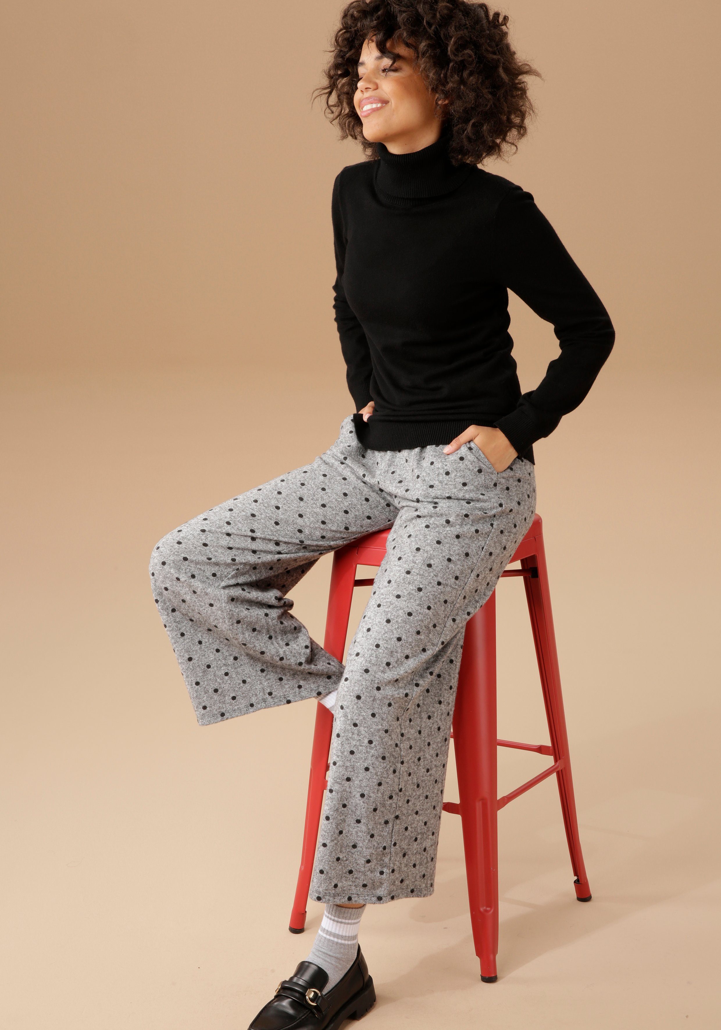 Aniston CASUAL Strickpullover mit Rollkragen