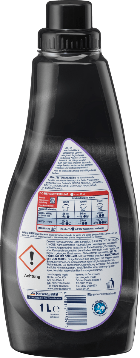 Feinwaschmittel Black Sensation, 40 Wl