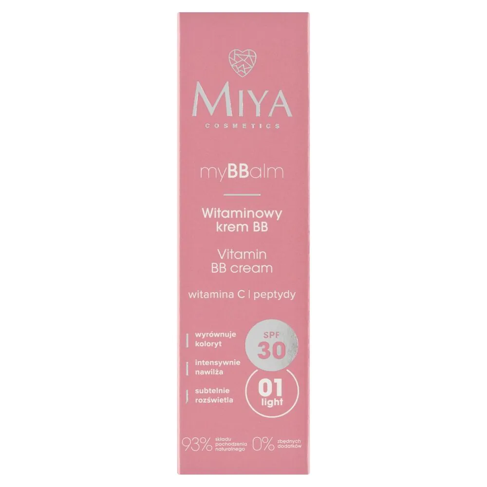 Miya myBBalm BB SPF30 - Vitaminska BB krema SPF30 01 Light 30ml