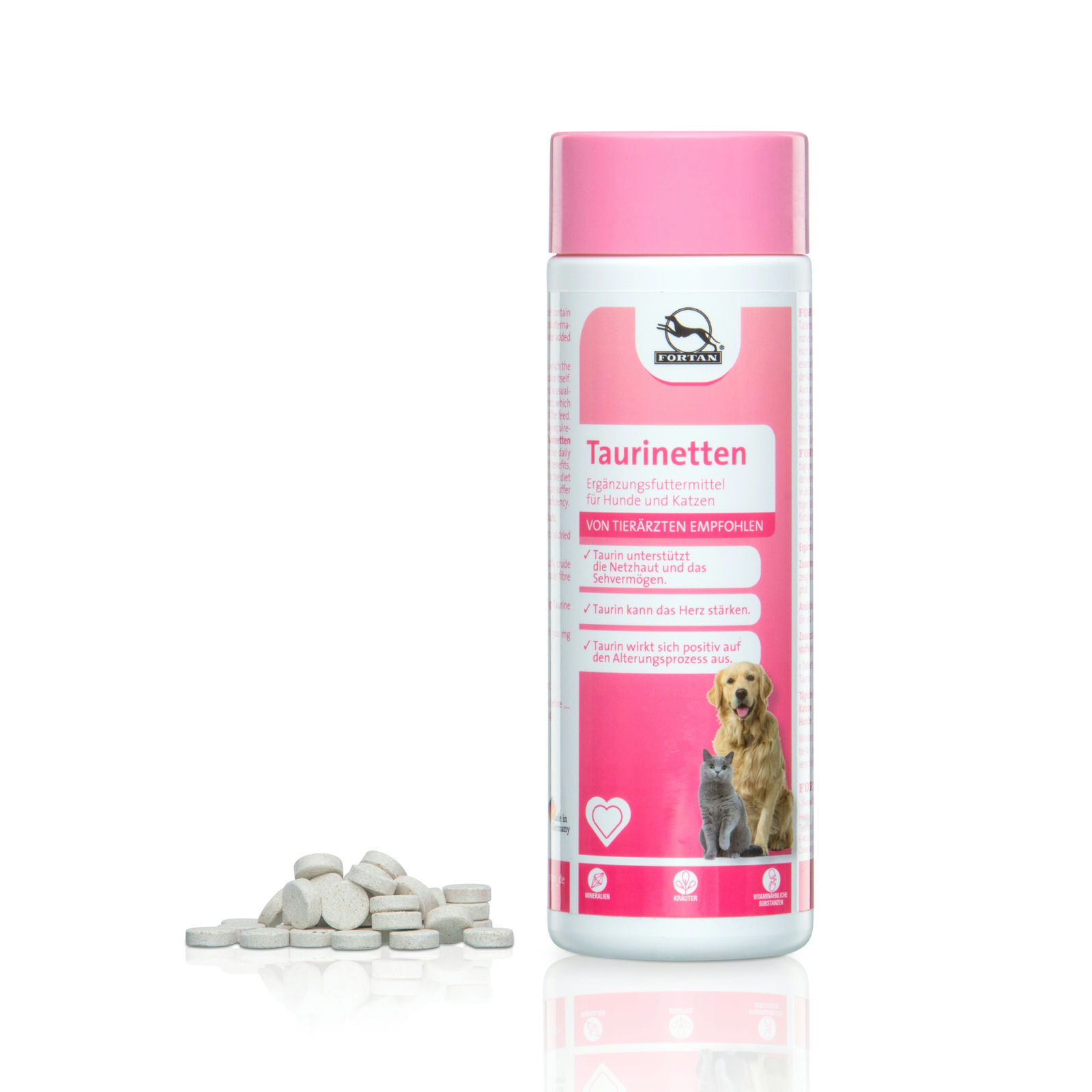 Fortan Ergänzungsfutter & Aufzucht Fortan Taurinetten Tabletten mit 300 mg Taurin 300 g
