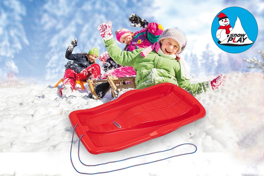 Jamara e.K. JAMARA-461125-Snow Play Bob Karol 80cm rot