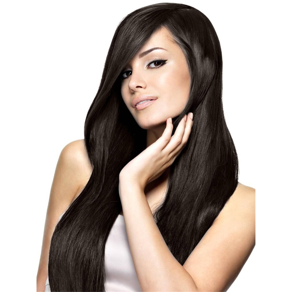hair2heart Extensions à froid cheveux naturels #2 Marron foncé 1g extensions