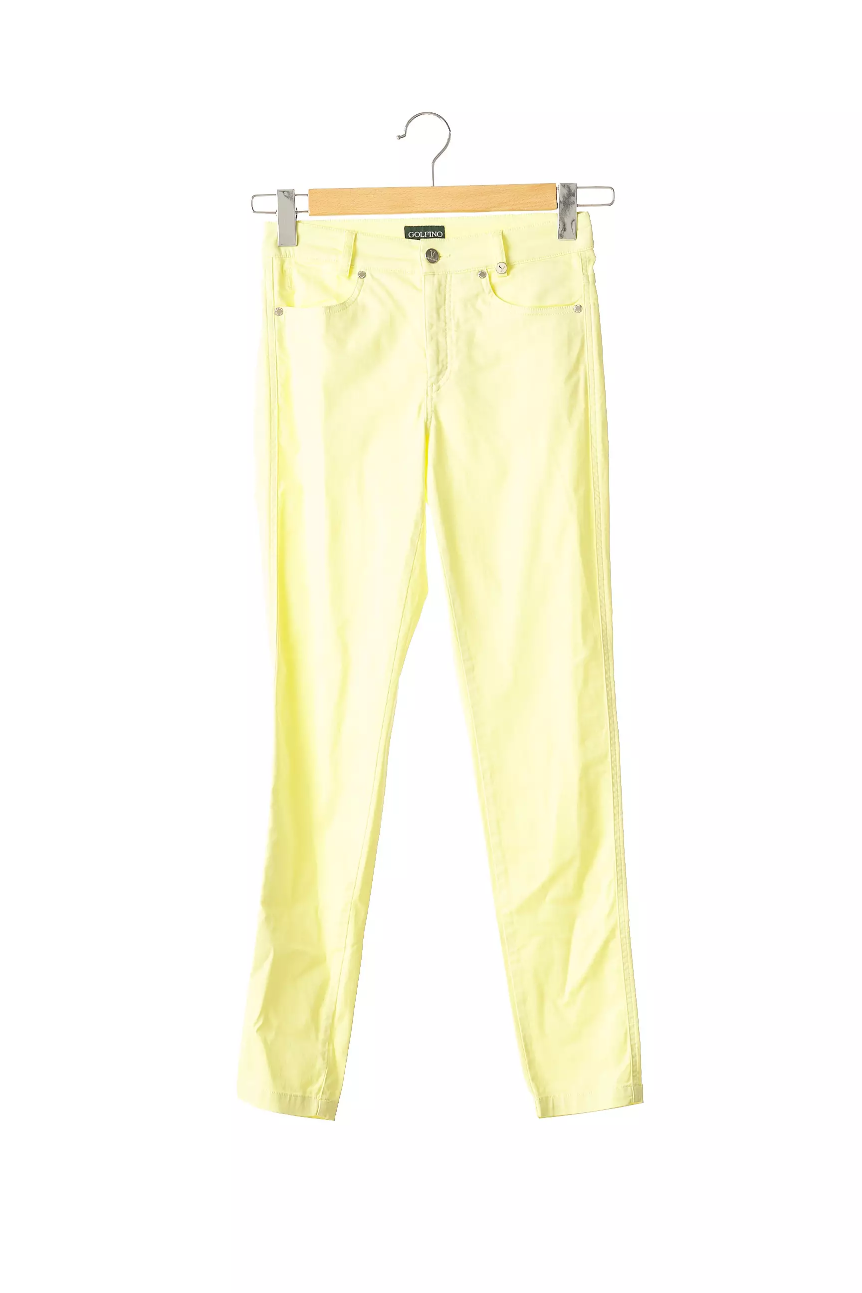 Golfino Pantalon7 8 Femme couleur jaune