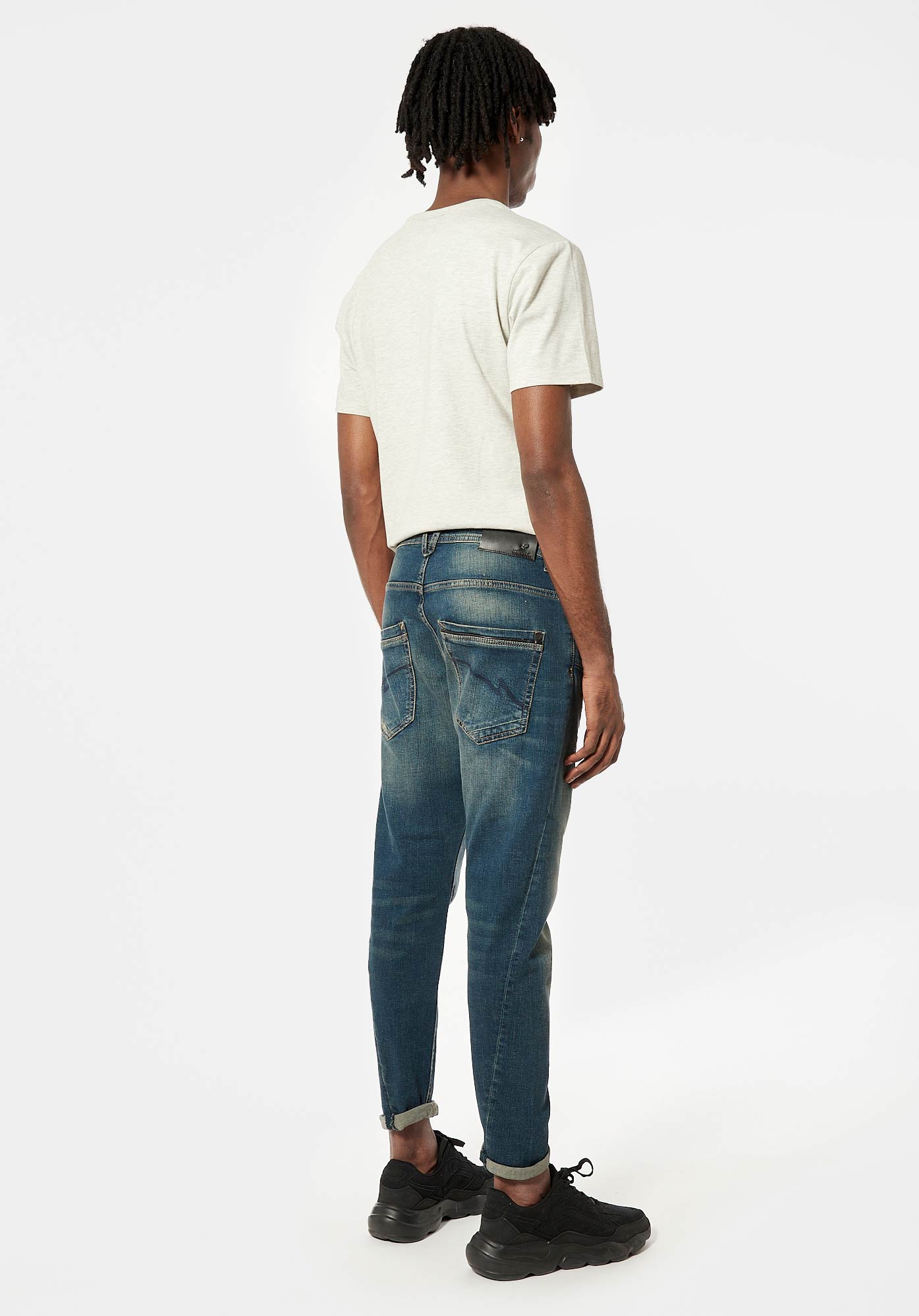 RAZED  Jean relaxed cropped Homme