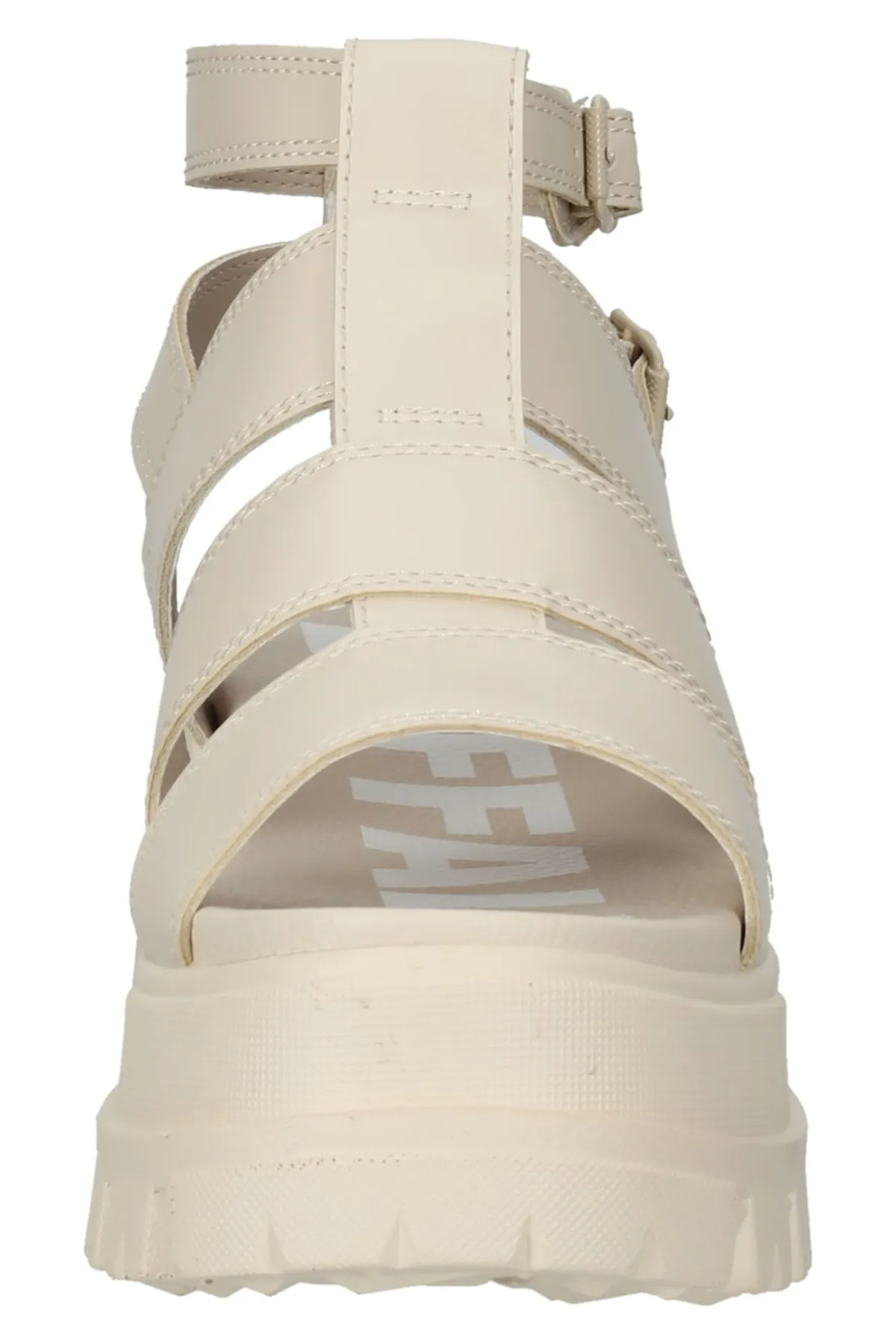 Buffalo  Sandalette - Ecru - Flacher Absatz