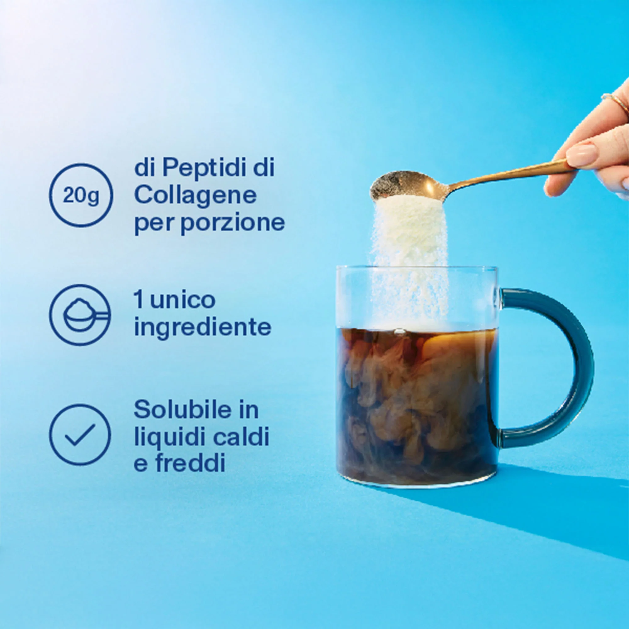 Integratori Alimentari Collagen Peptides in Bustina - Integratore Corpo e Detox, Integratore Unghie e Capelli, Integratore Viso