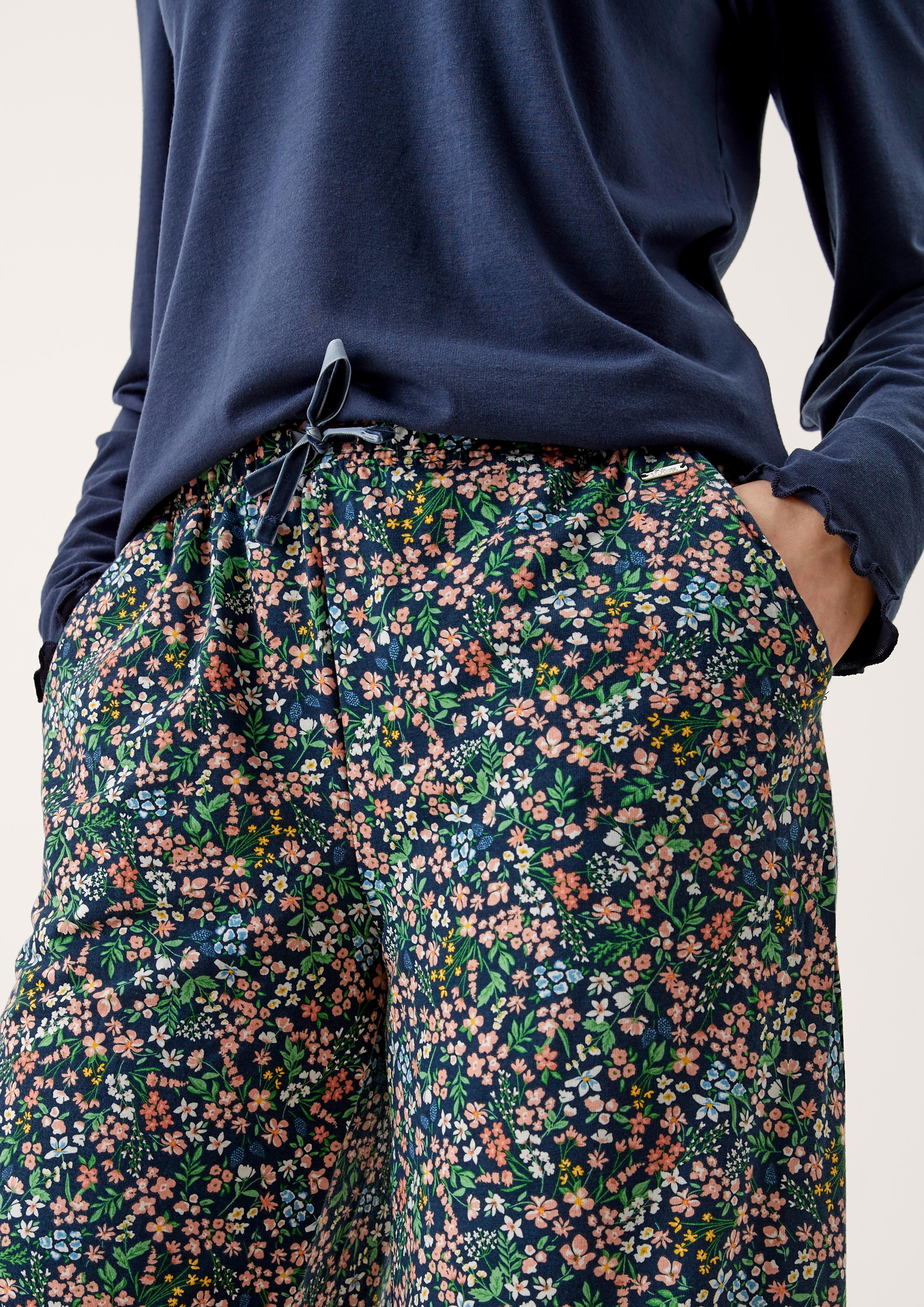 Pyjamahose aus Viskosemix  6007032-58A1