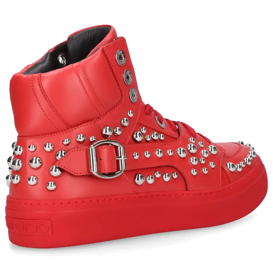 Jimmy Choo - Sneaker high RUBEN Kalbsleder - rot