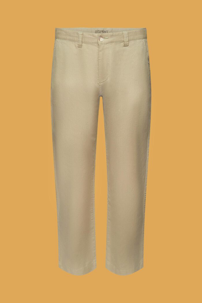 Hose aus Baumwoll- und Leinenmix