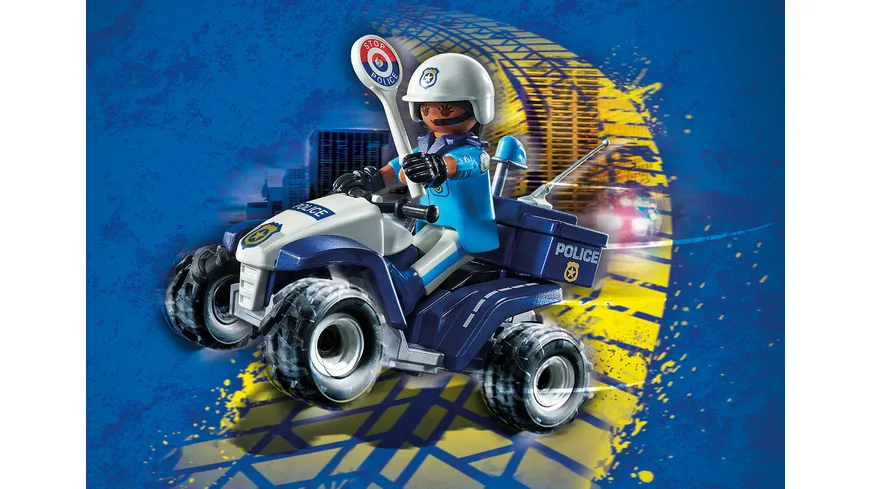 PLAYMOBIL 71092 - City Action - Polizei-Speed Quad