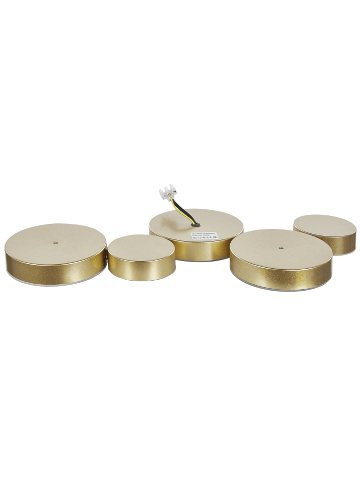 Beliani Deckenleuchten LUGA in Gold - (W) 54 x (H) 3 x (L) 20 cm günstig kaufen onesize