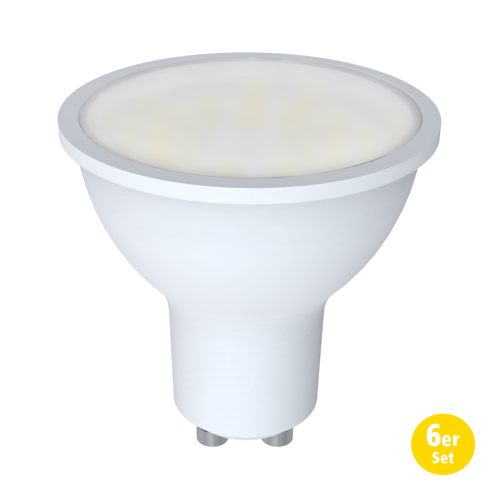 I-Glow LED- Leuchtmittel 6er Set GU10