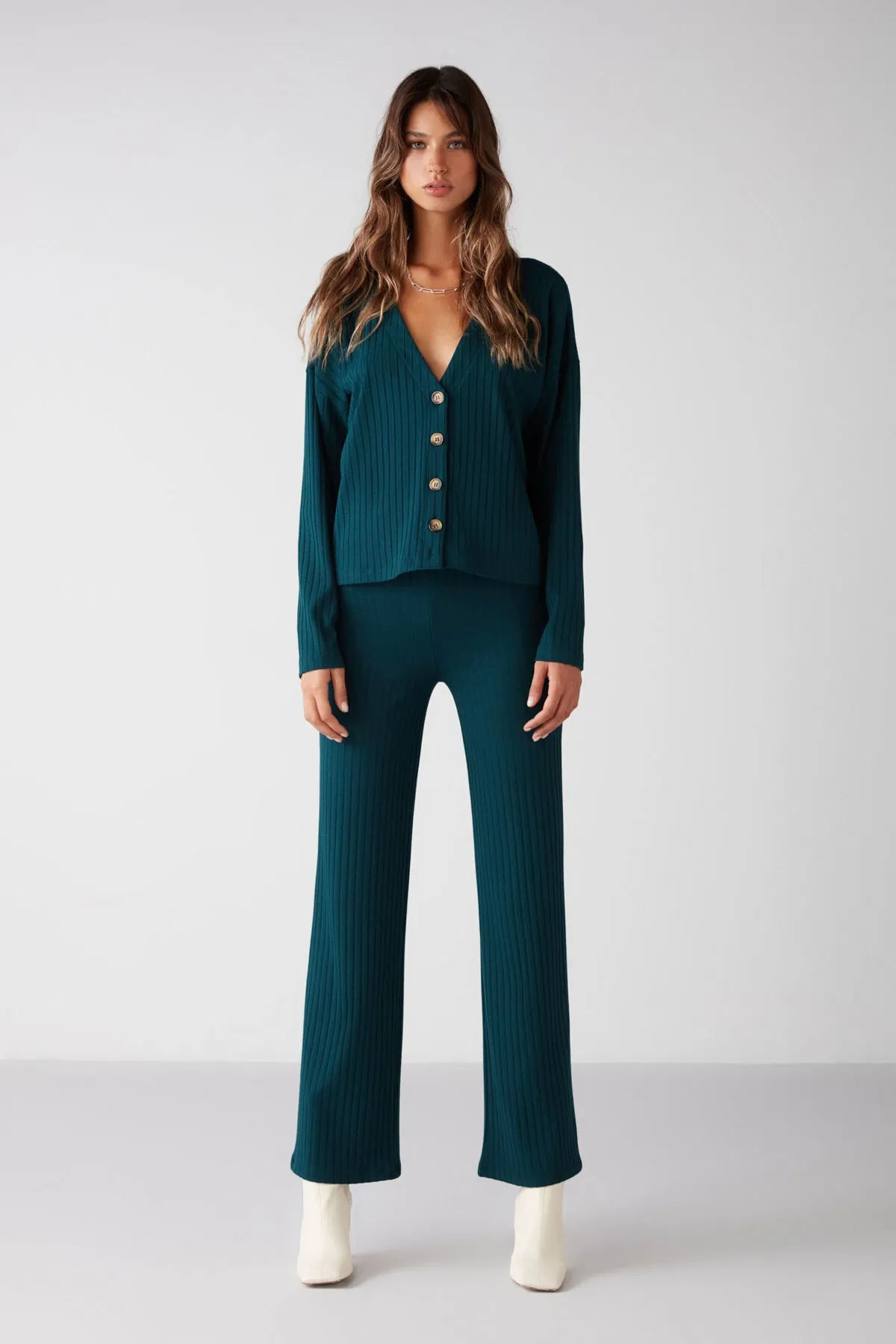 GRIMELANGE  Eliza Regular Relaxed Petrol Green 2-teiliges Bottom-Top-Set