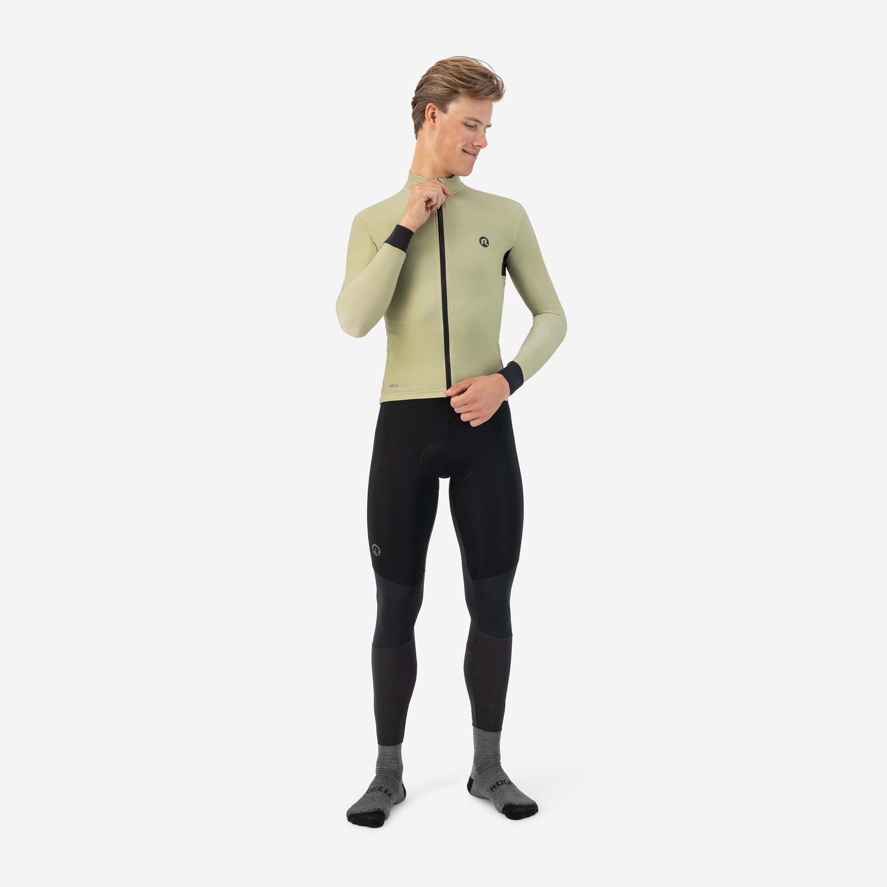 Rogelli Distance Sand Herren Radtrikot Langarm