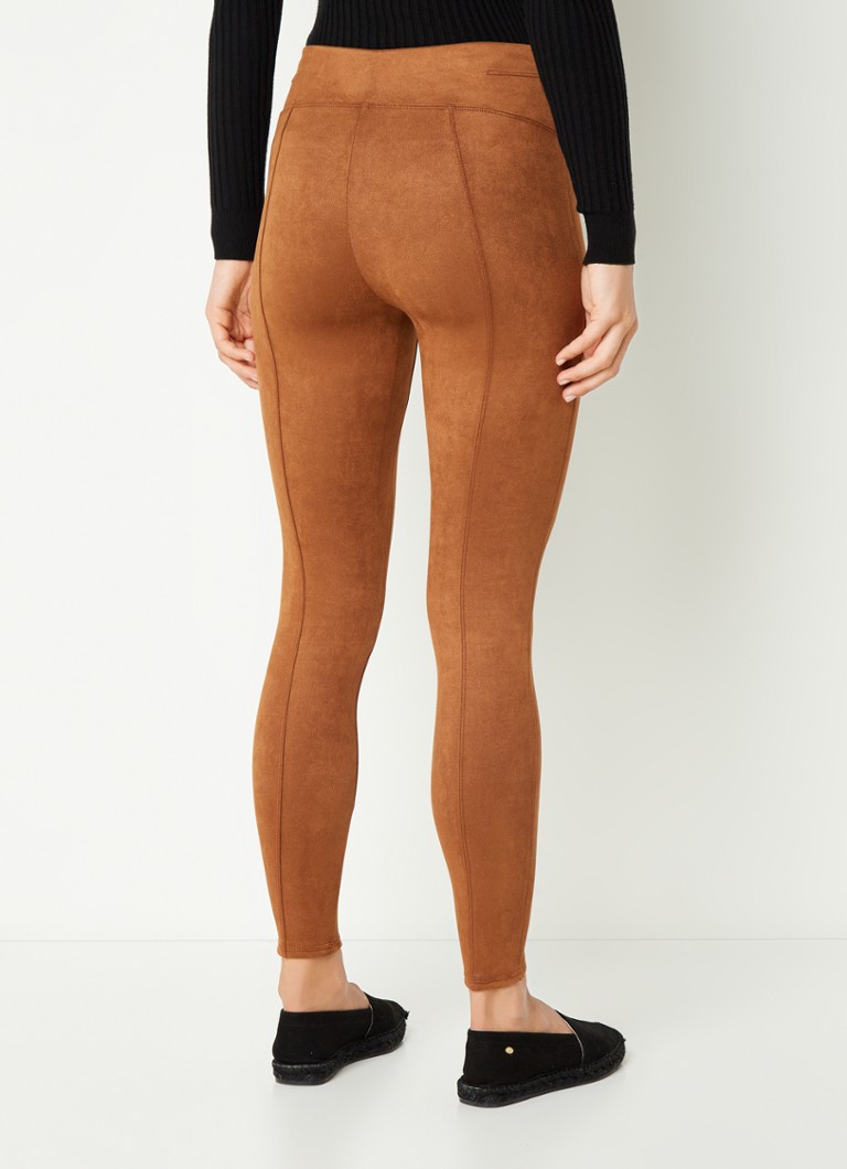 Legíny SPANX s vysokým pasem z imitace semiše