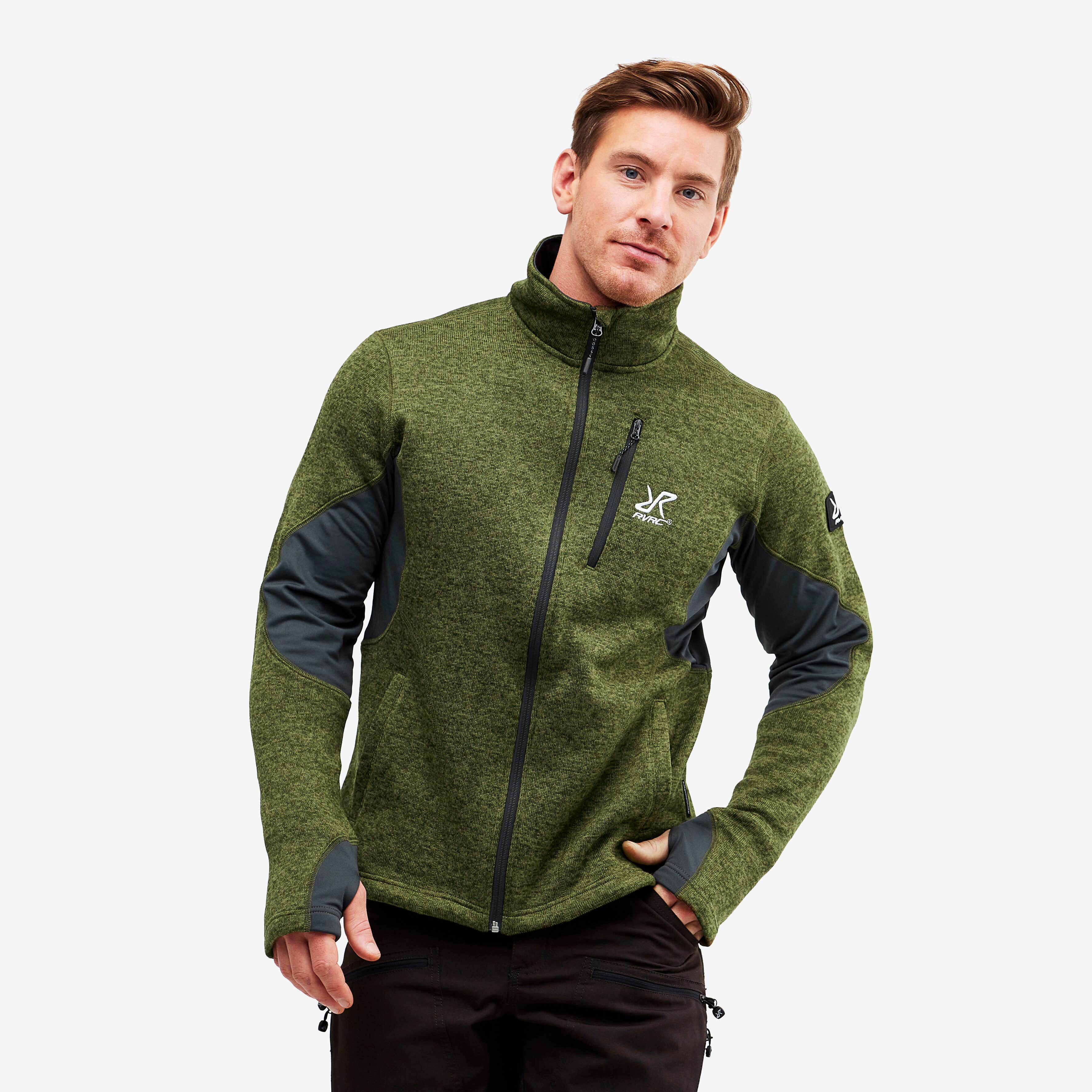 Fusion Fleece Homme Burnt Olive
