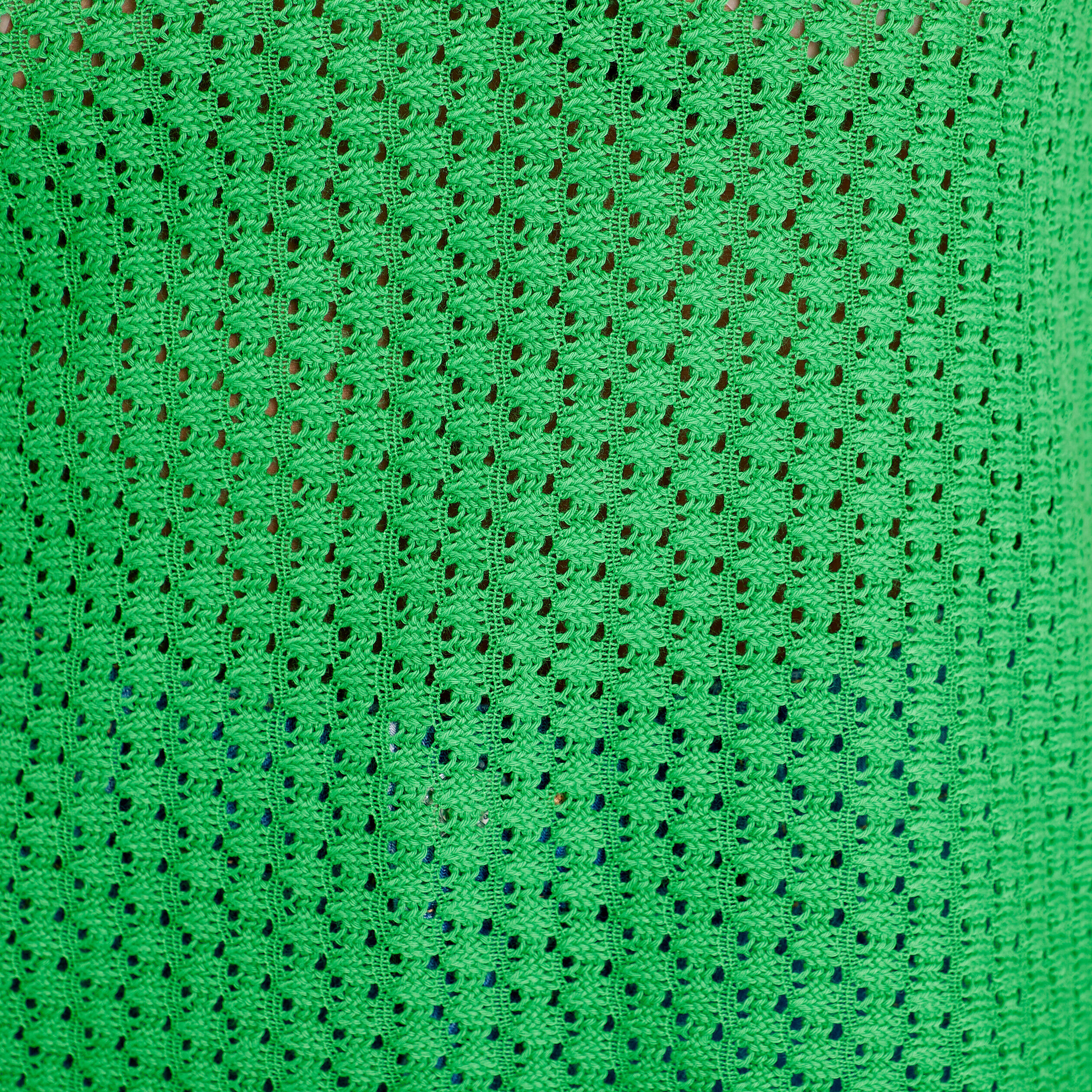 Débardeur crochet bretelles vert femme | Cache Cache