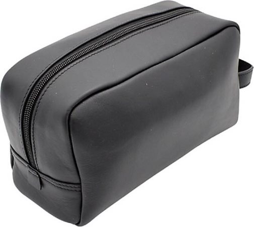 JUMP Boston Kulturbeutel Leder 26 cm