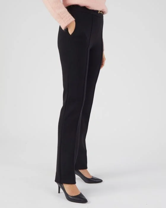 Pantalon droit maille milano chaude Thermolactyl