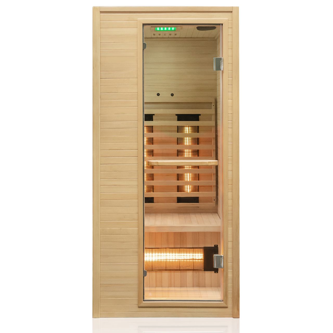TroniTechnik Dewello® Infrarotkabine Infrarotsauna CALGARY 90cm x 90cm inkl. 4 Vollspektrumstrahler
