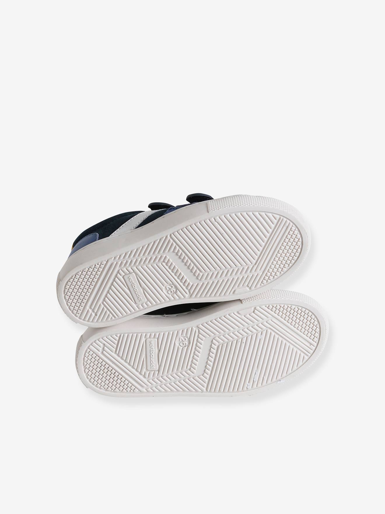 Vertbaudet Jungen Klett-Sneakers, Anziehtrick - marine