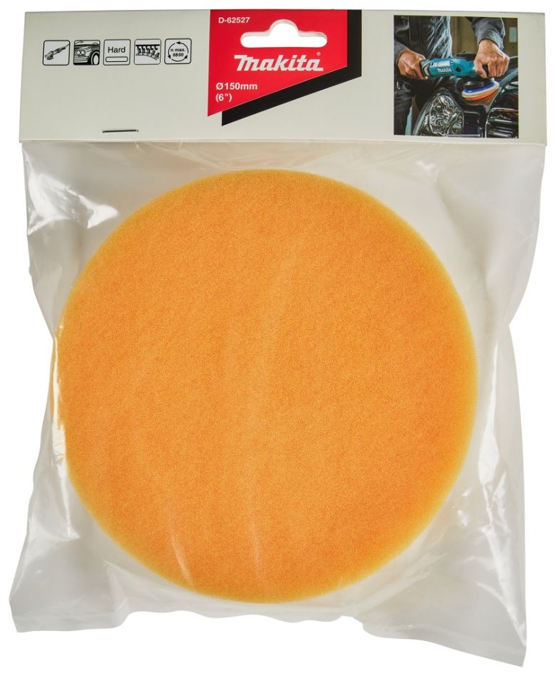 Burete Velcro Makita Accessories D-62527, portocaliu, moale, gros, 150 mm
