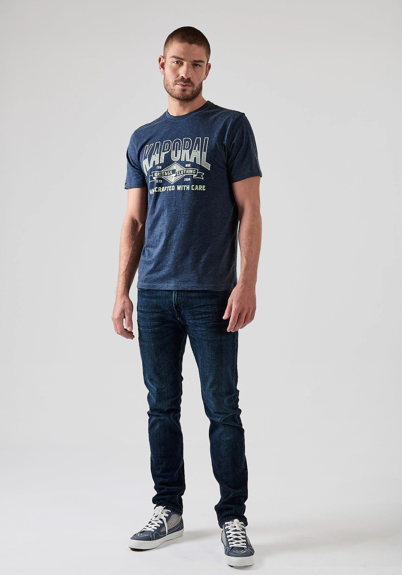 BRODI  T-shirt bleu homme
