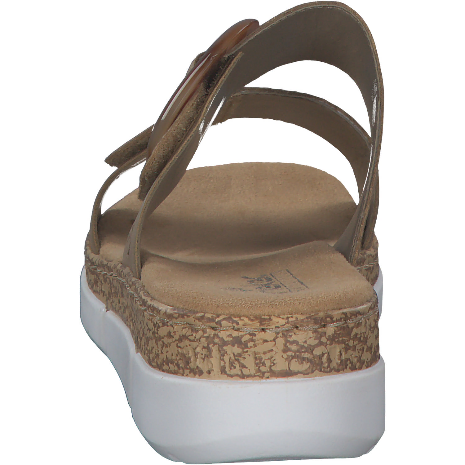 Rieker V2392, Plateau-Pantoletten, Damen, shell
