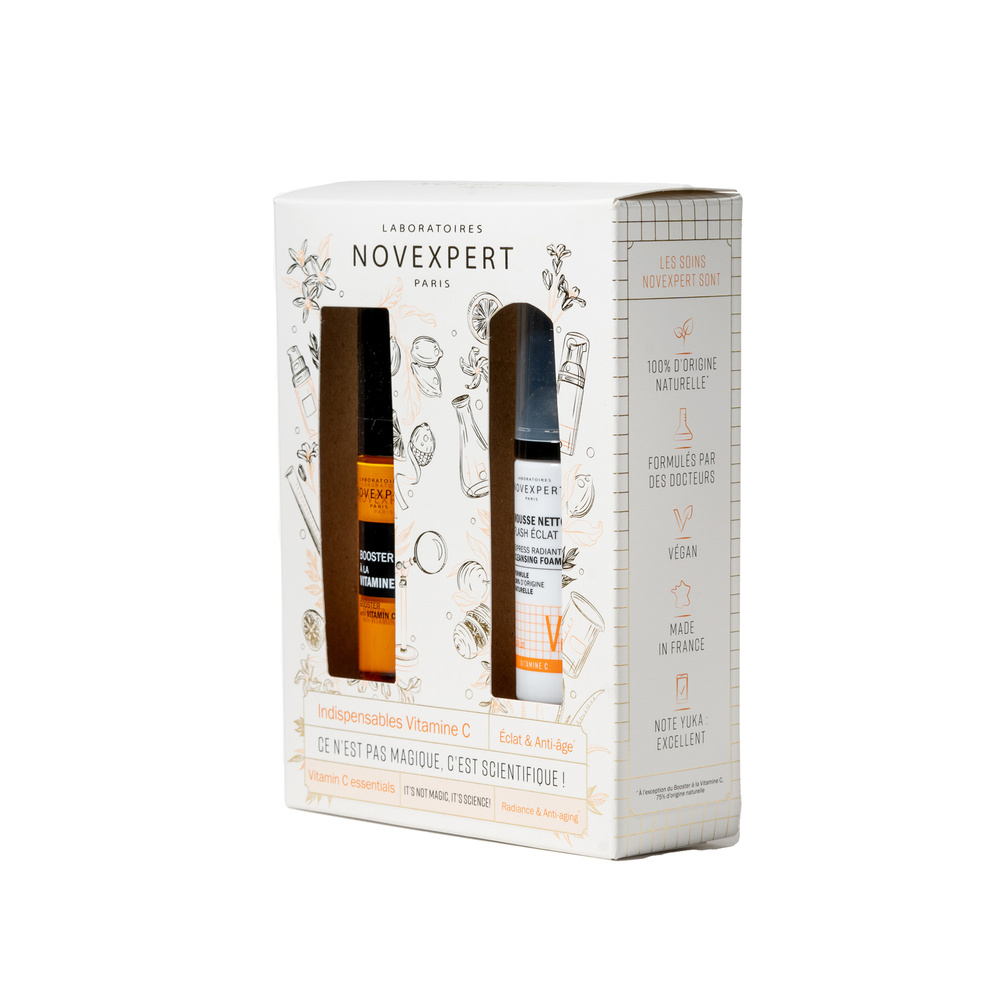 laboratoires novexpert Indispensables Vitamine C Sérum + Mousse