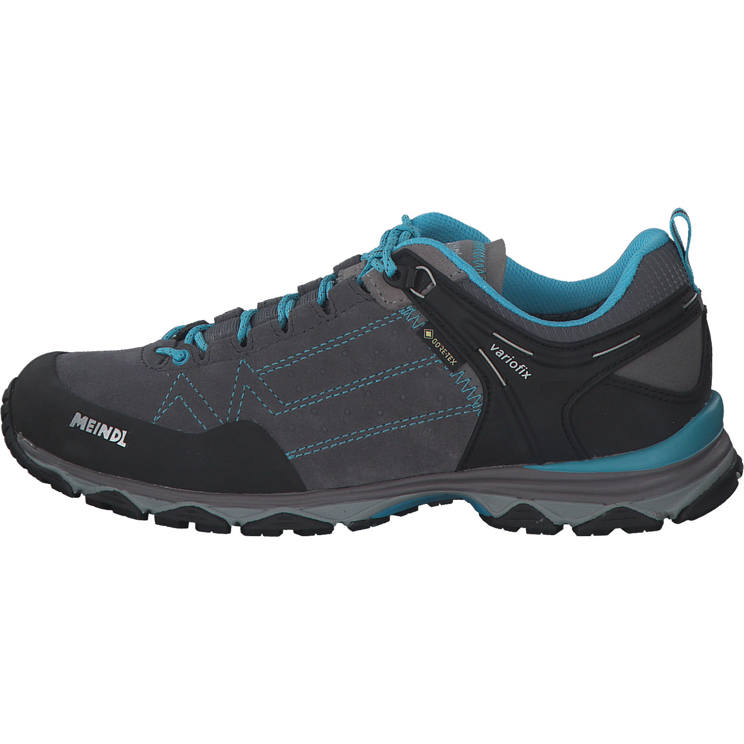 Meindl Ontario Lady GTX 3937, Wanderschuhe, Damen, grau/azurblau