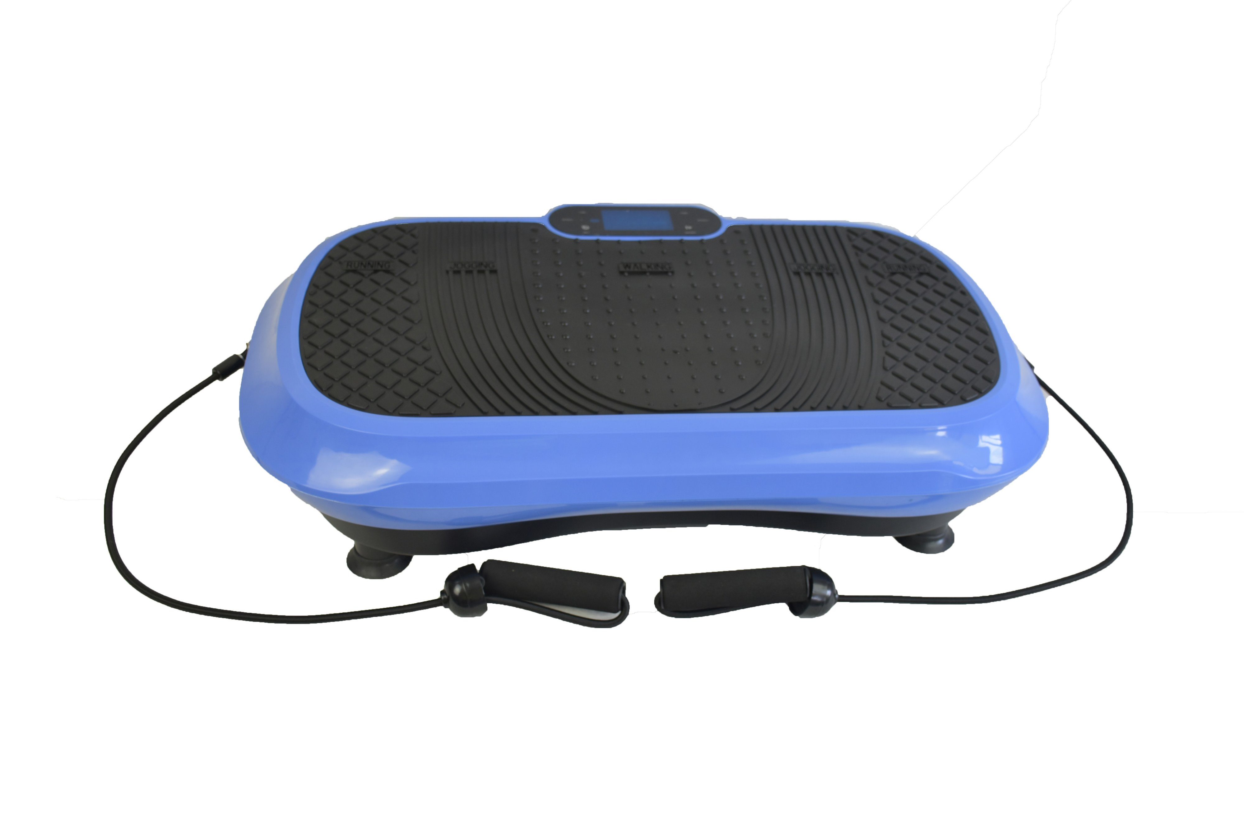 Lamar Vibrationsplatte Vibrationsplatte VP 1000 blau Vibrationsgerät Vibrationstrainer, 5 abwechslungsreiche Trainingsprogramme, Rutschfeste Gummifüße
