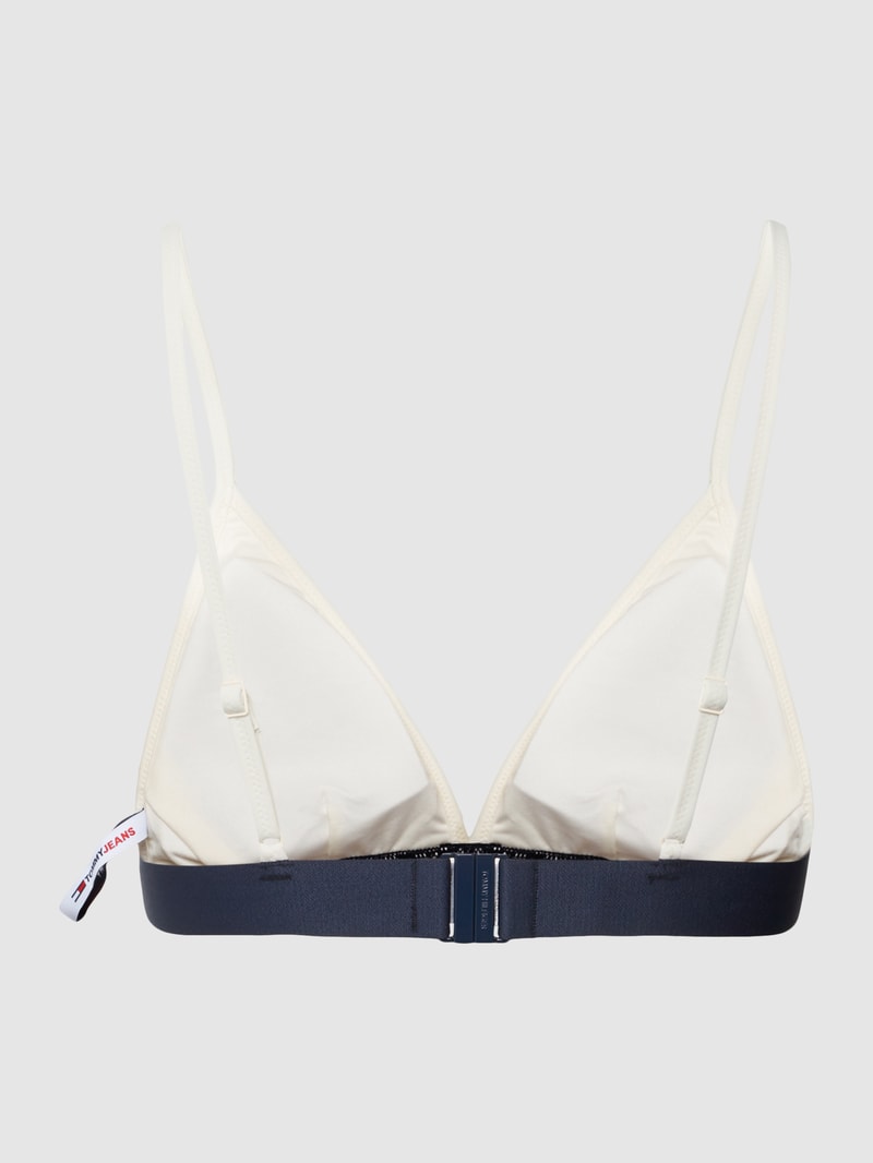 Bikini-Oberteil mit Neckholder in weiß