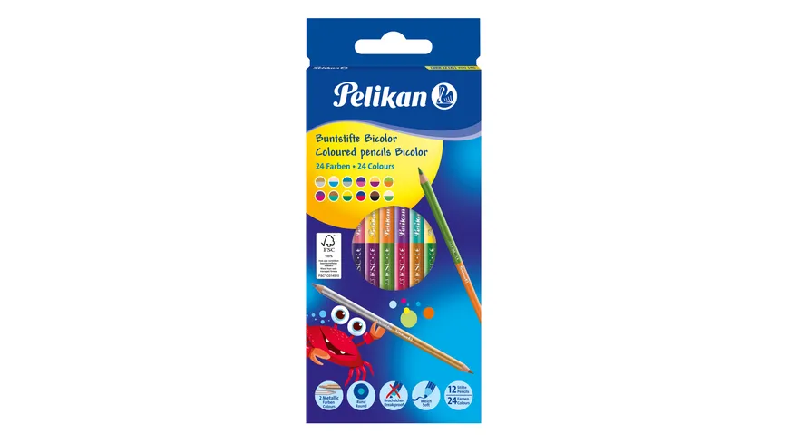 Pelikan Farbstift Pelikan 12er Bicolor