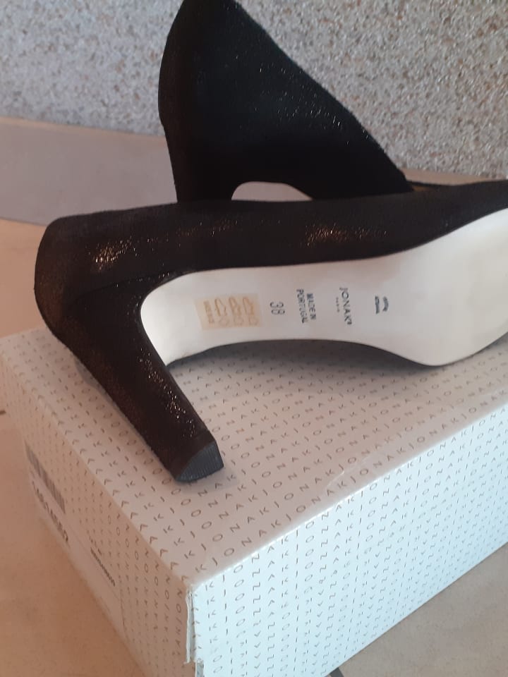 JONAK Leder-Pumps in Schwarz günstig kaufen 38