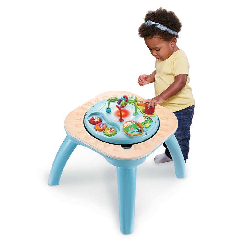 Table d'activités réversible nature 3 en 1 en bois FSC