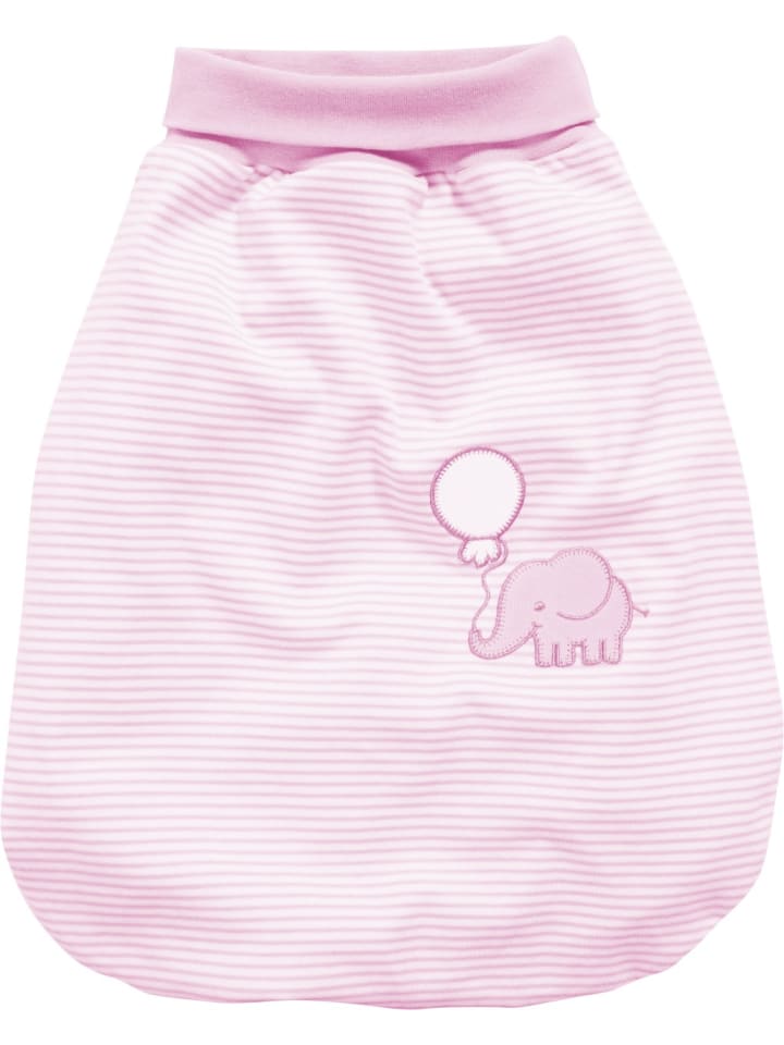 Schnizler Strampelsack Interlock Elefant in Rosa günstig kaufen onesize