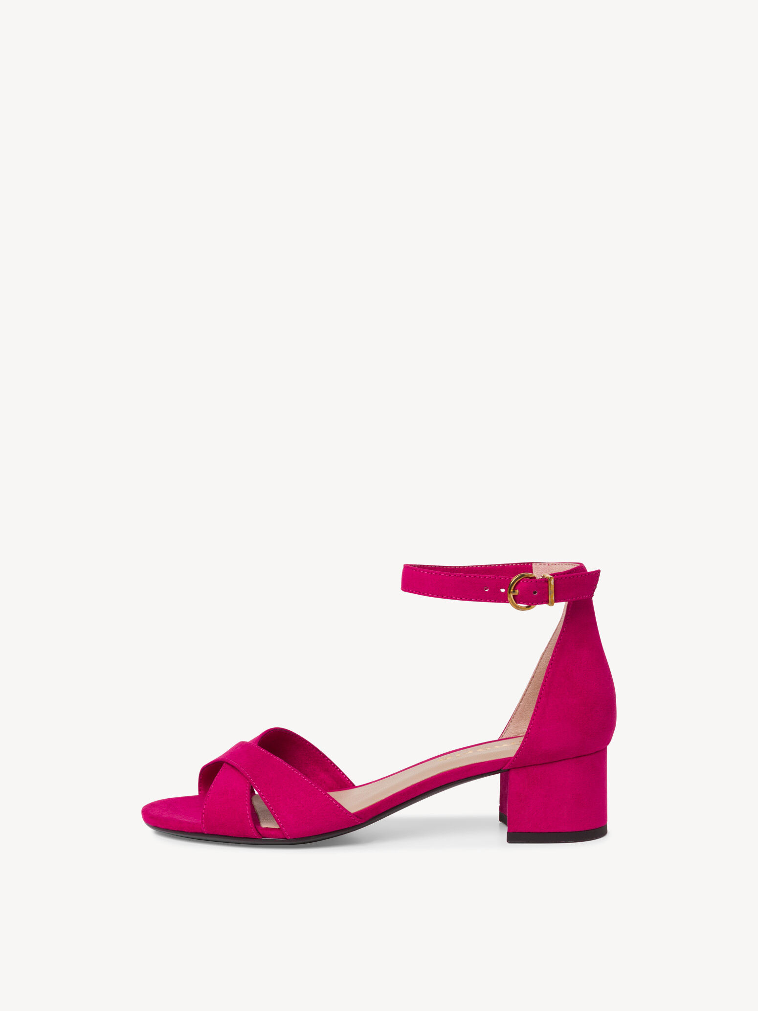 Sandale à talon - rose fuchsia