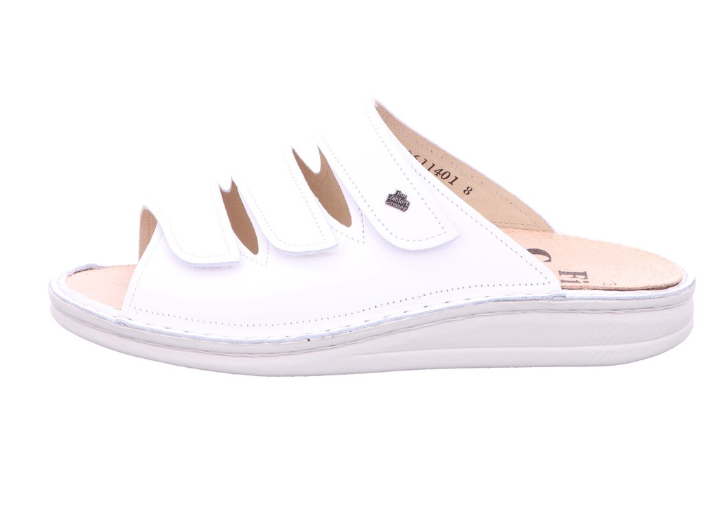 FINN COMFORT Pantoletten weiss Korfu weiß