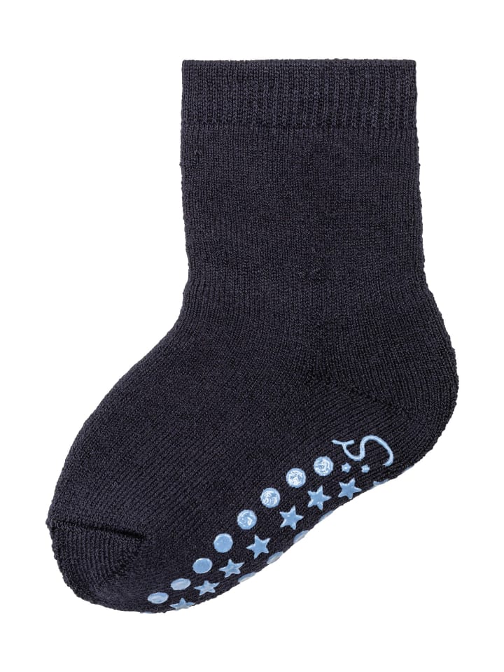 Sterntaler ABS Socken Wolle uni in marineblau günstig kaufen