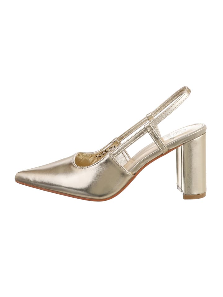 Ital-Design Pump in Gold günstig kaufen